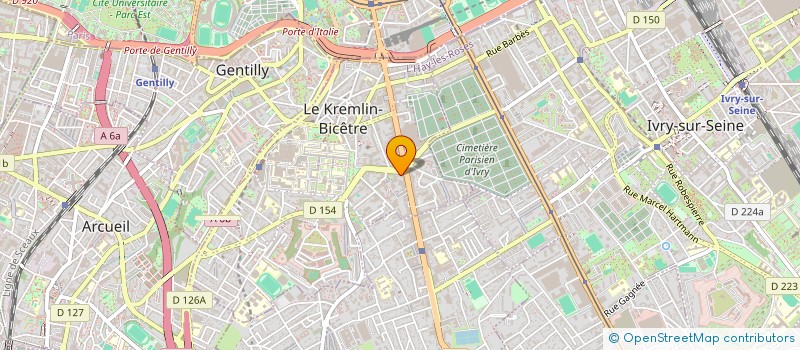 localisation de l'entreprise STE DE FAIT OUAZADI AHMED ET MOHAMED à LE KREMLIN-BICETRE
