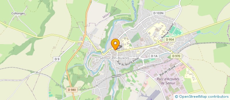 localisation de l'entreprise STE DE FAIT PAIN - LEMAIRE à SEMUR-EN-AUXOIS