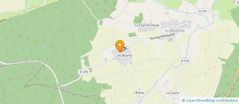 localisation de l'entreprise STE DE FAIT PERRET EMILE ET LILIANE  BRUGHEAS