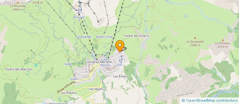 localisation de l'entreprise STE DE FAIT RAMEL RAULT  ORCIERES