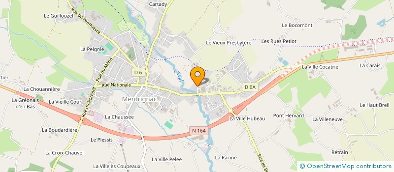 localisation de l'entreprise STE DE FAIT RECOURSE FOLLIAU à MERDRIGNAC
