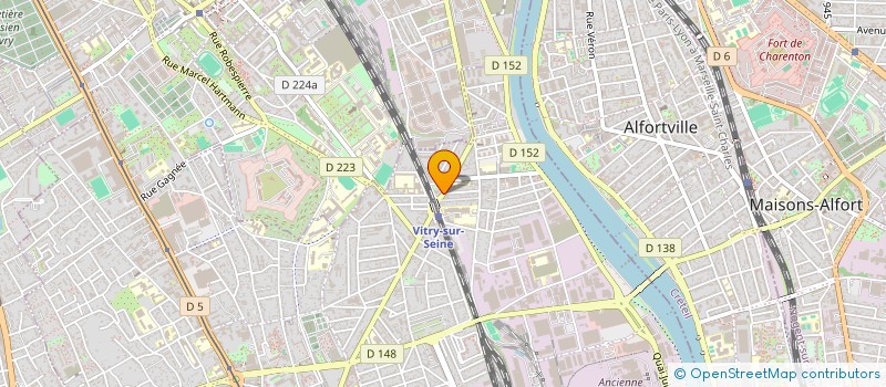 localisation de l'entreprise STE DE FAIT TRINCHETE ET BRITES  VITRY-SUR-SEINE