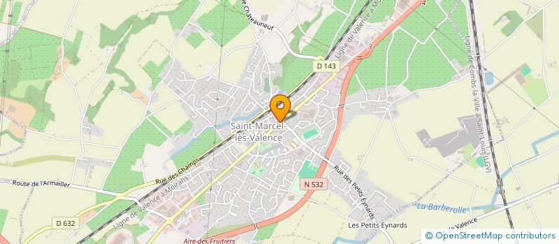 localisation de l'entreprise STE DE FAIT YSARD - TORRES à SAINT-MARCEL-LES-VALENCE
