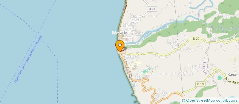 localisation de l'entreprise STE DE GEST ET D'EXPL DE SURF COMM à CARBET