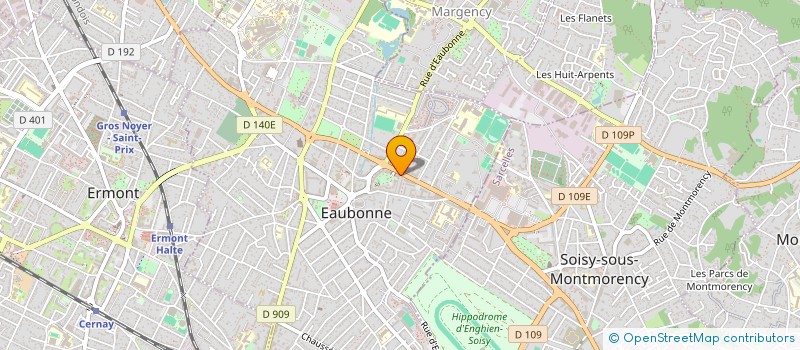 localisation de l'entreprise STE DE GESTION D'ETUDES ET DE PARTICIPATION DANS LES INDUSTRIES ALIMENTAIRES ET HOTELIERES GEPIAH à EAUBONNE