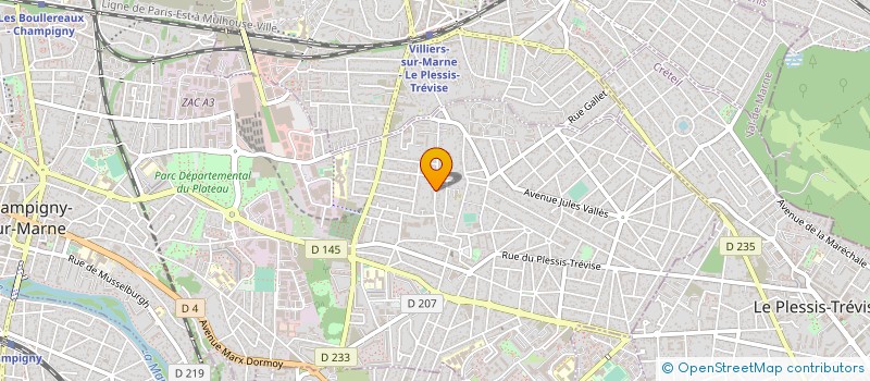 localisation de l'entreprise STE DE GESTION IMMOBILIERE ET HOTELIERE à CHAMPIGNY-SUR-MARNE