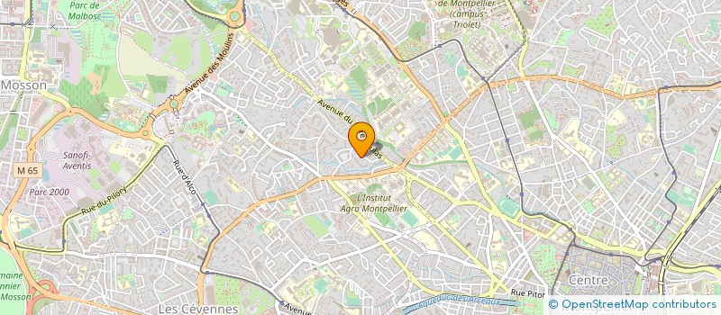 localisation de l'entreprise STE DE GESTION PATRIMONIALE LE VIEUX MAS à MONTPELLIER