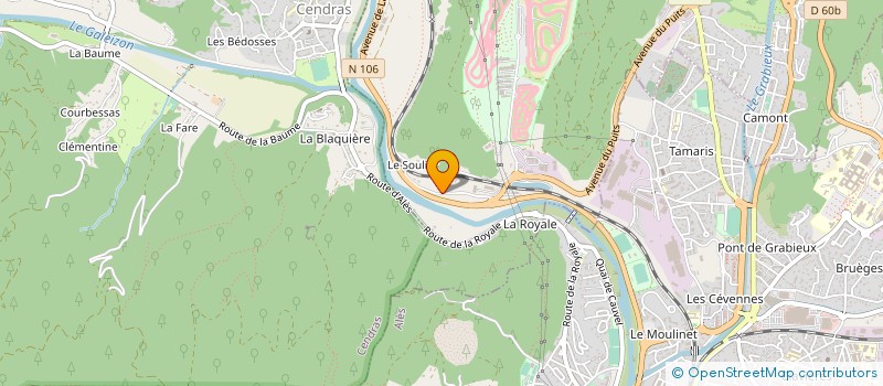 localisation de l'entreprise STE DE LOCATION ET DE TRAVAUX PUBLICS  SAINT-MARTIN-DE-VALGALGUES