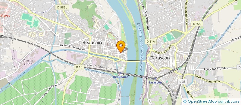 localisation de l'entreprise STE DE MACONNERIE DU GARD ZN à BEAUCAIRE