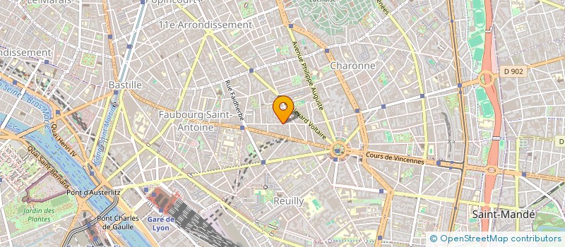 localisation de l'entreprise STE DE MACONNERIE GENERALE BATIMENT  PARIS