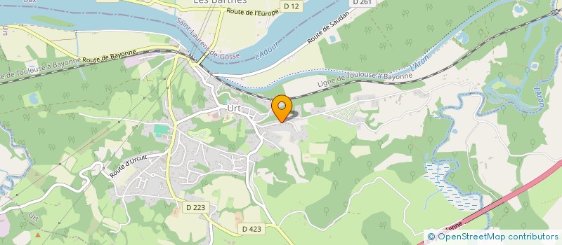 localisation de l'entreprise STE DE MECANIQUE ET D'ELECTROTHERMIE DES PAYS DE L'ADOUR à HASPARREN