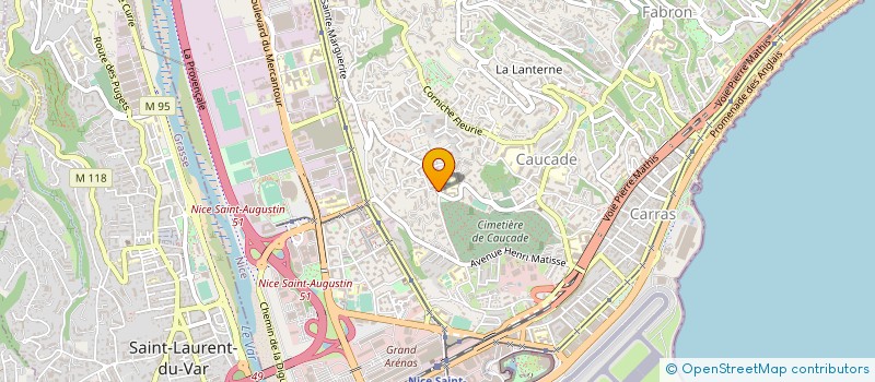 localisation de l'entreprise STE DE PLOMBERIE ELECTRICITE CLIMATISATION TOBI à NICE