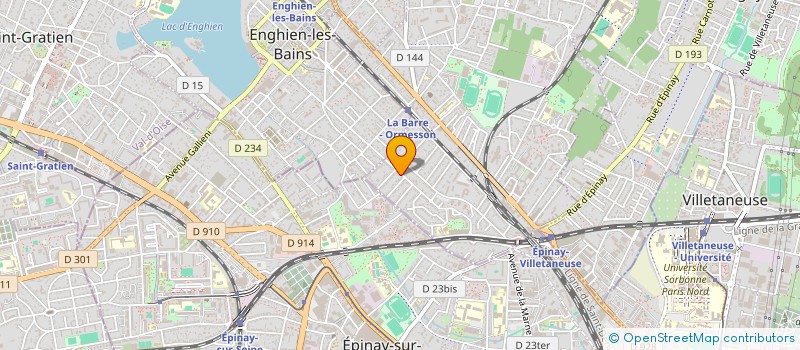 localisation de l'entreprise STE DE QUIRAT COPRO CARRE D'AS à DEUIL-LA-BARRE