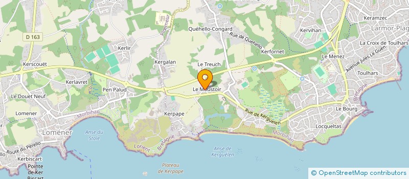localisation de l'entreprise STE DE QUIRATAIRES ARMEMENT ATLANTEL à LARMOR-PLAGE