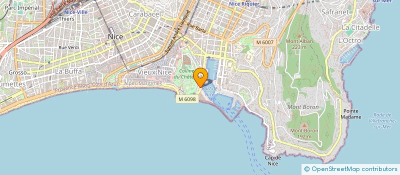 localisation de l'entreprise STE DE RESTAURATION INDIENNE à NICE