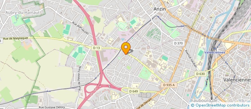localisation de l'entreprise STE DE SECOURS MINIERE A1 à VALENCIENNES