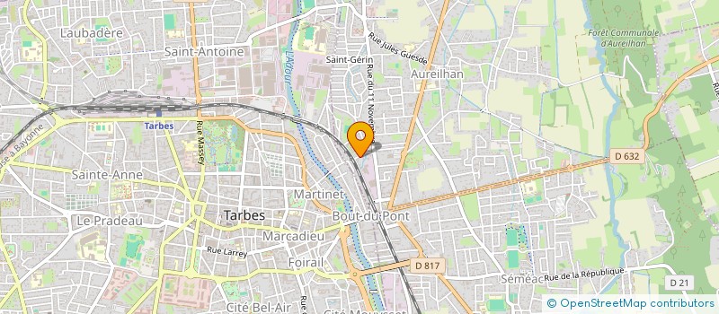 localisation de l'entreprise STE DE TELEPHONE ET INSTALLATIONS DE PORTIERS ET ALARMES  ORLEIX