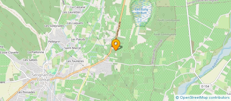 localisation de l'entreprise STE DE TRANSPORTS GABELLON  SERIGNAN-DU-COMTAT