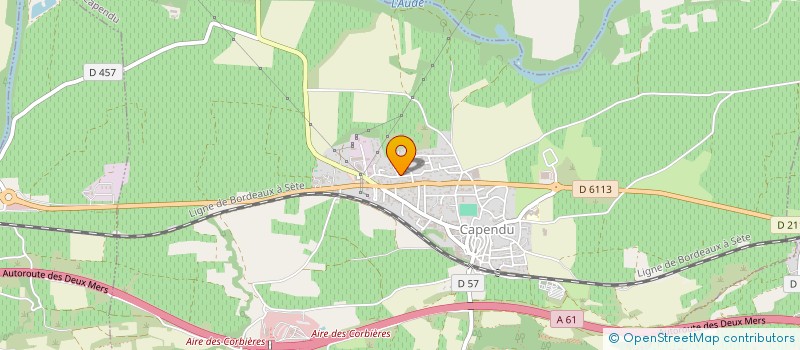 localisation de l'entreprise STE DE TRAVAUX PUBLICS GRIMA à CAPENDU