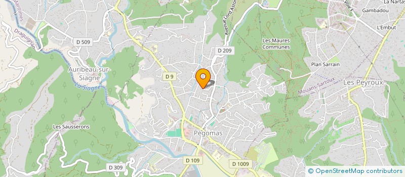 localisation de l'entreprise STE DE VENTE ET DE FABRICATION  PEGOMAS