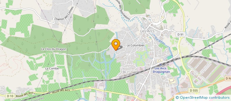 localisation de l'entreprise STE DENYSE à LES ARCS