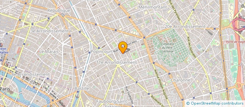 localisation de l'entreprise STE DES AMIS DE LUCIEN FERRER à PARIS