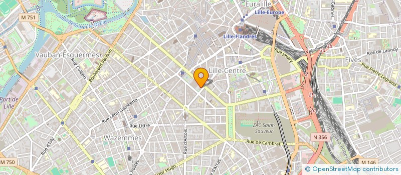 localisation de l'entreprise STE DES AMIS DES MUSEES LILLE à LILLE