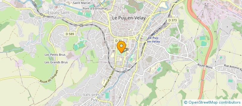 localisation de l'entreprise STE DES AMIS DU MUSEE CROZATIER  LE PUY EN VELAY