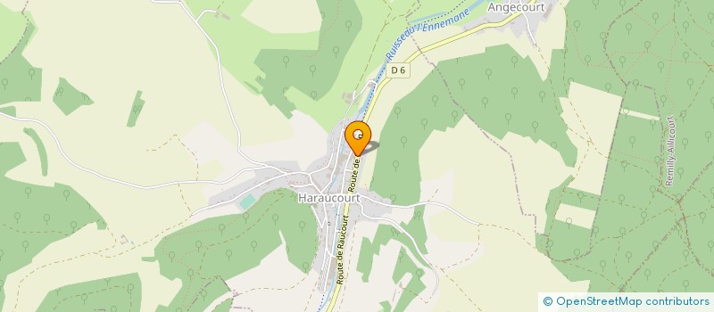 localisation de l'entreprise STE DES ATELIERS DE LA VALLEE DE L'ENNEMANE/STE DES ANCIENS ETABTS ALEXANDRE ET ANTOINE à HARAUCOURT