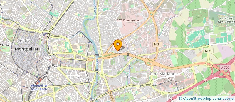 localisation de l'entreprise STE DES BATIMENTS LANGUEDOCIENS à MONTPELLIER