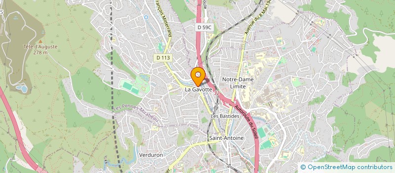 localisation de l'entreprise STE DES CHASSEURS DES PENNES MIRABEAU à LES PENNES-MIRABEAU