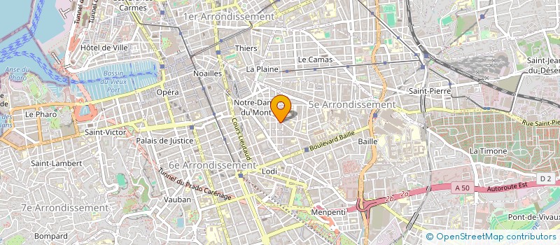 localisation de l'entreprise STE DES ETS EUSTACHE ROOLS à MARSEILLE