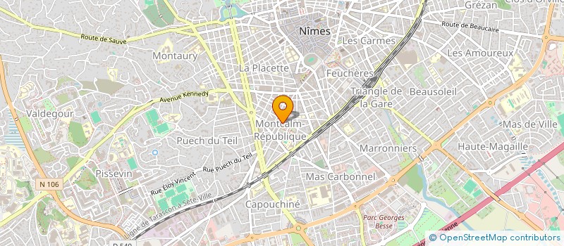 localisation de l'entreprise STE DES ETS SIEQUIN à NIMES