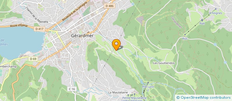 localisation de l'entreprise STE DES PECHEURS DE LA VALLEE DES LACS  GERARDMER