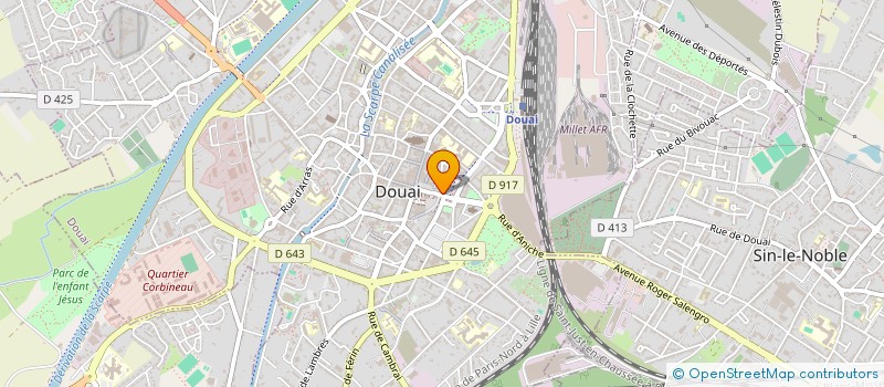 localisation de l'entreprise STE DES PETROLES SHELL BE à DOUAI