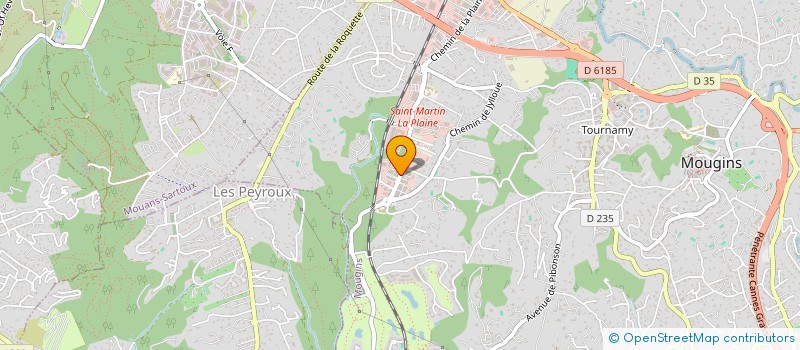 localisation de l'entreprise STE DES TECHNIQUES D ETANCHEITE PROJETEE à MOUGINS