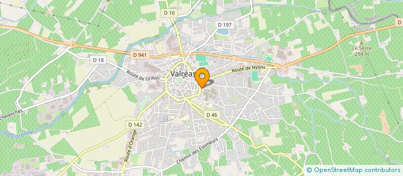 localisation de l'entreprise STE DES TRANSPORTS CHABRAN à VALREAS