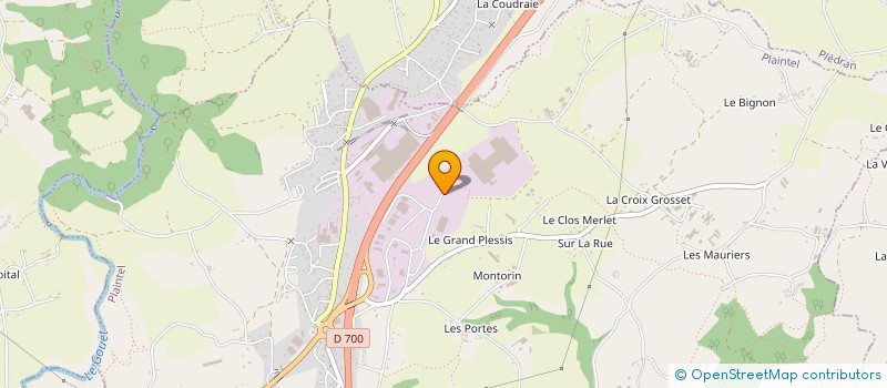 localisation de l'entreprise STE DES TRANSPORTS PIERRE HENRY & FILS à PLAINTEL