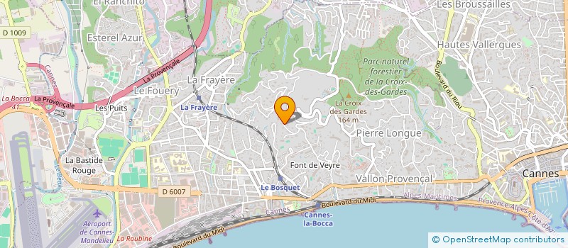 localisation de l'entreprise STE DEVIC à CANNES
