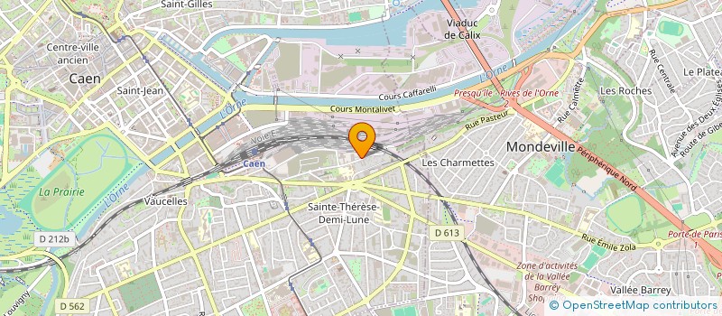 localisation de l'entreprise STE DIAPROL à CAEN