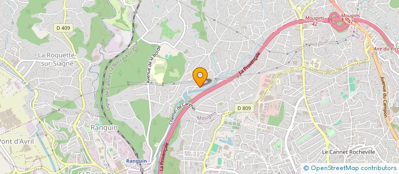 localisation de l'entreprise STE DIJEF  MOUGINS