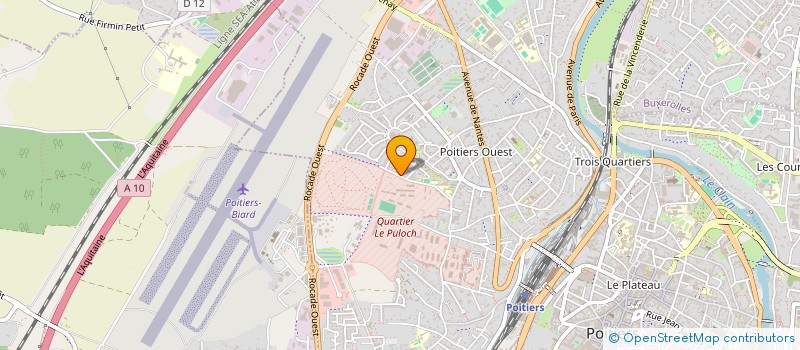 localisation de l'entreprise STE DISTR POITEVINE DE RECYCLE à POITIERS