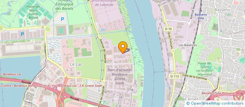 localisation de l'entreprise STE DISTRI PARFUMERIE AQUITAINE MIDI-PYR à BORDEAUX