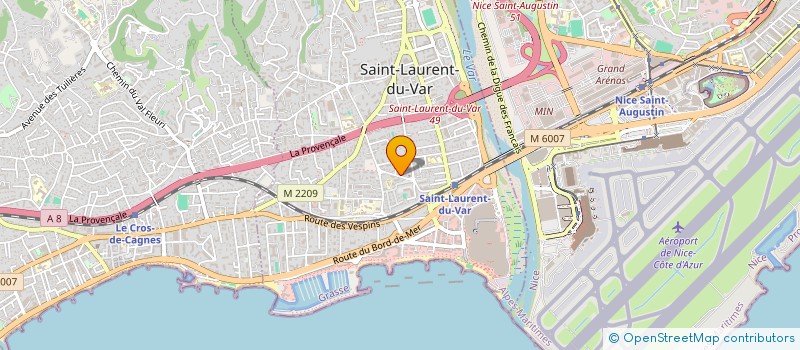 localisation de l'entreprise STE DISTRINEWS à SAINT-LAURENT-DU-VAR