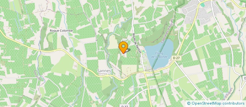 localisation de l'entreprise STE DU CAMPING DE L'ETANG à CABRIERES D'AIGUES