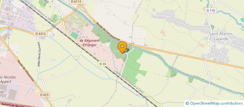 localisation de l'entreprise STE DU CHATEAU DES CHEMINIERES à CASTELNAUDARY