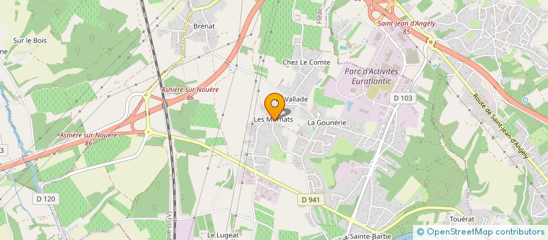 localisation de l'entreprise STE DU MOXA à TROIS-PALIS