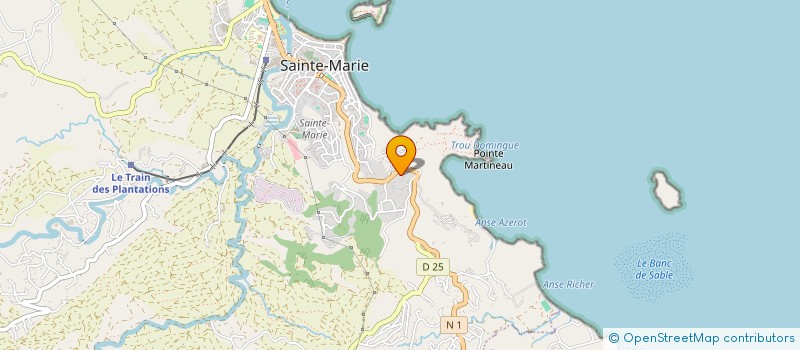 localisation de l'entreprise STE ECONOMIE MIXTE ATLANTIQUE à SAINTE-MARIE