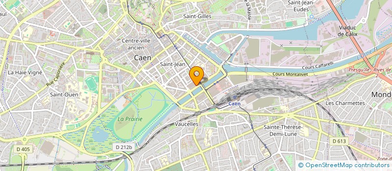 localisation de l'entreprise STE EDIT LAIT FRANC SODELF à CAEN