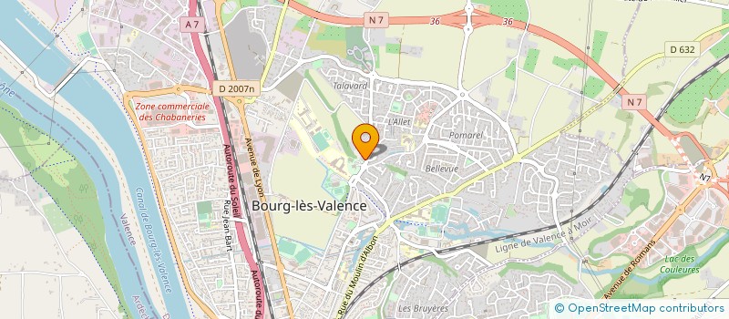 localisation de l'entreprise STE EDITIONS AGRIC DROMOISE à BOURG-LES-VALENCE